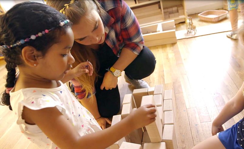 Montessori Shape Blocks - Keeps your child engaged