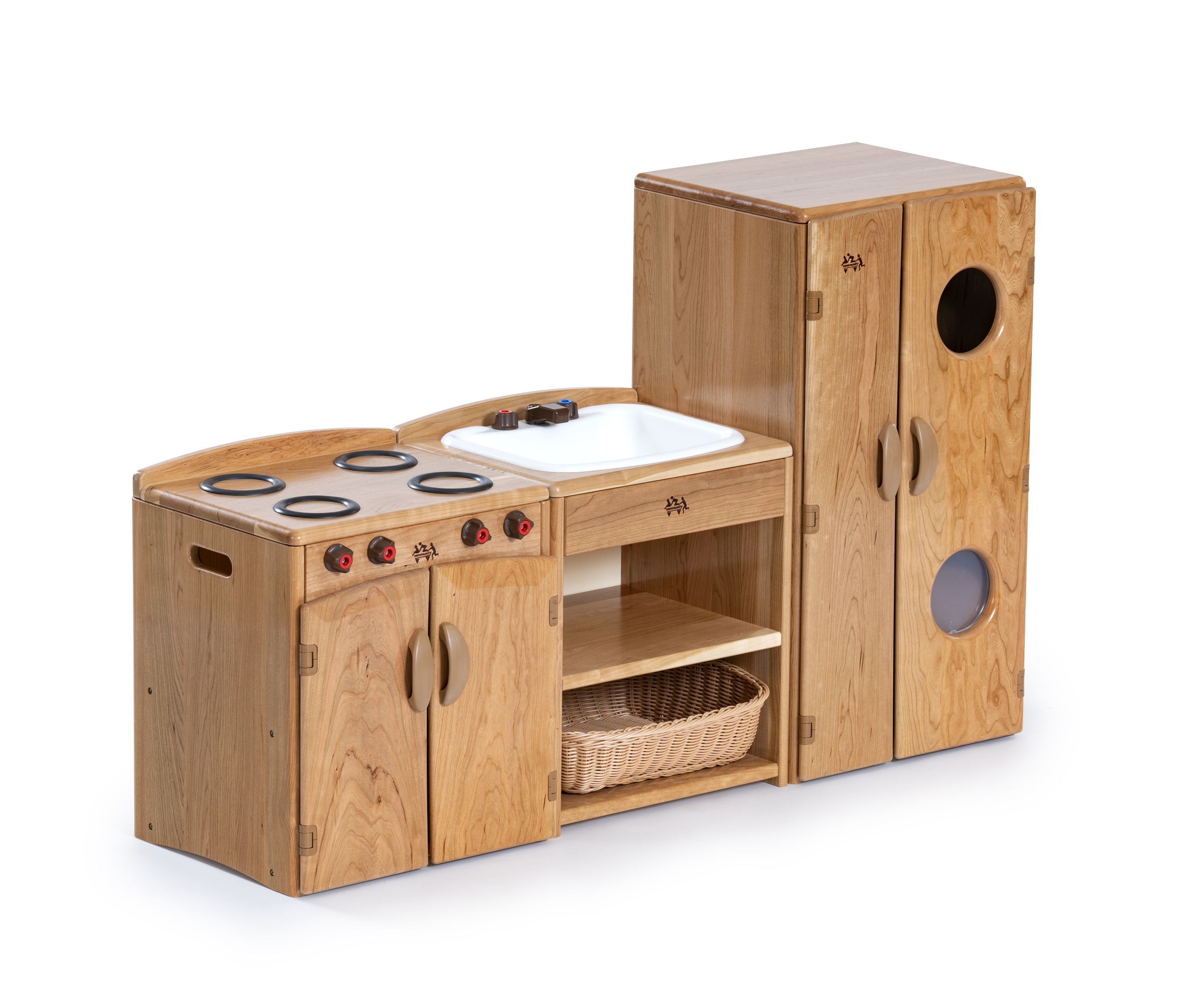 Solid wood play kitchen deals